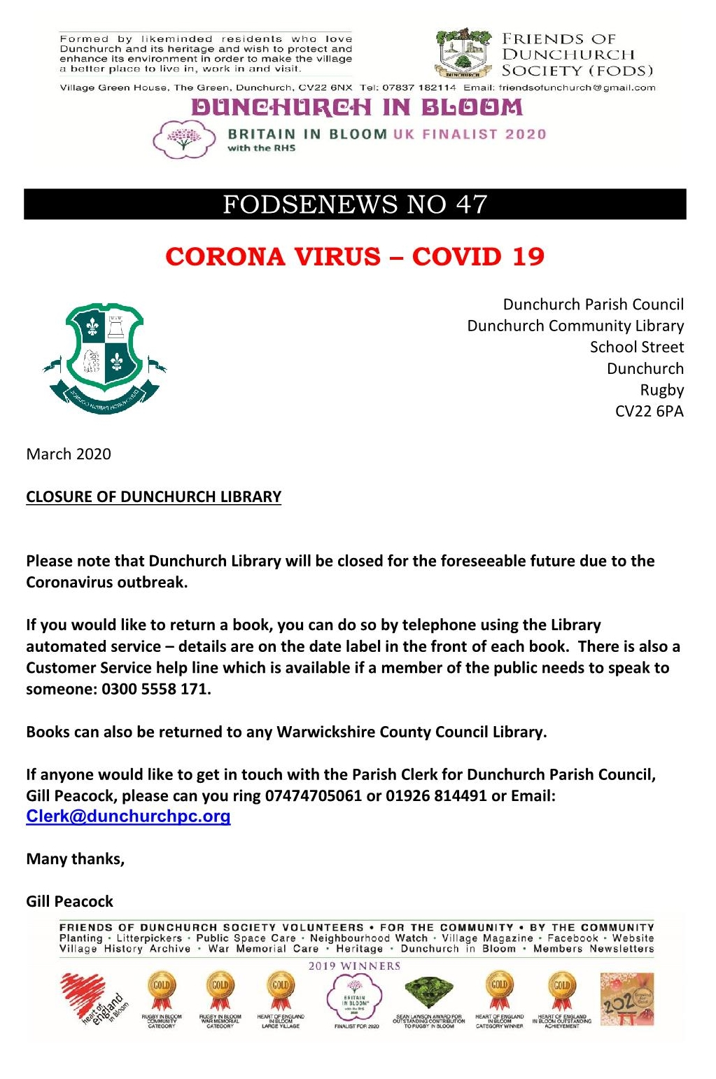 FODS E Newsletter 47