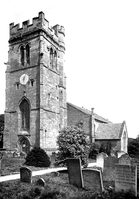 St Peter's Church and grave stones
