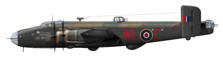Halifax Bomber Plane