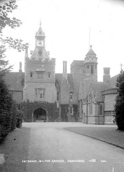 Bilton Grange entrance 1930's