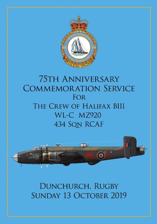 75th Anniversary Remembrance Service style=